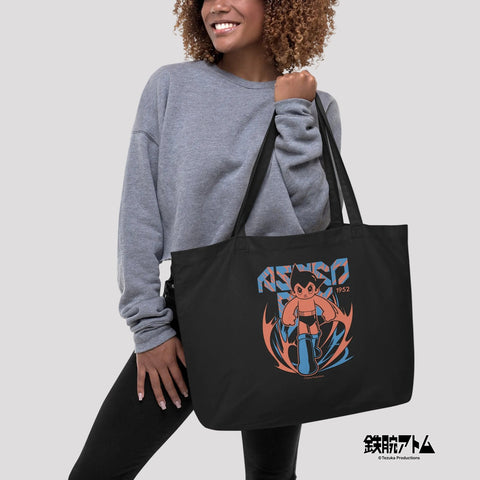 Large organic tote bag [ATM] POWER ATOM