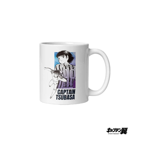 White glossy mug [CPT] TSUBASA Back