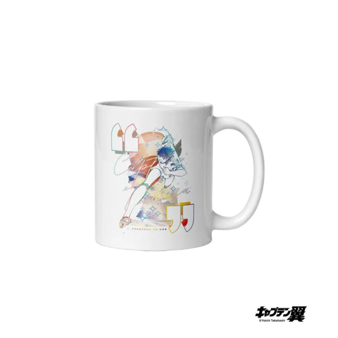 White glossy mug [CPT] TSUBASA Cup