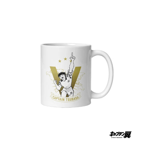 White glossy mug [CPT] TSUBASA Champ