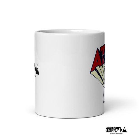 White glossy mug [ATM] VINTAGE ATOM