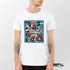 Unisex t-shirt [ATM] STICKERS ATOM