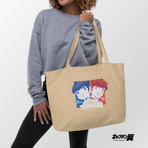 Large organic tote bag [CPT] TSUBASA Tsubasa & Kojirou