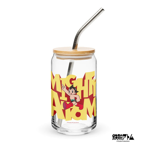 Can-shaped glass [ATM] RETRO ATOM