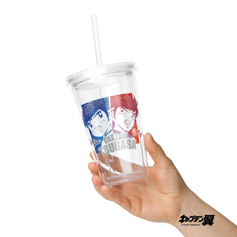 Clear plastic tumbler [CPT] TSUBASA Tsubasa & Kojirou