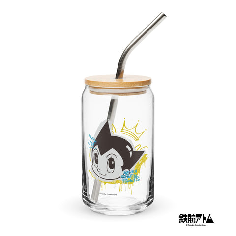 Can-shaped glass [ATM] GRAFFITI ATOM