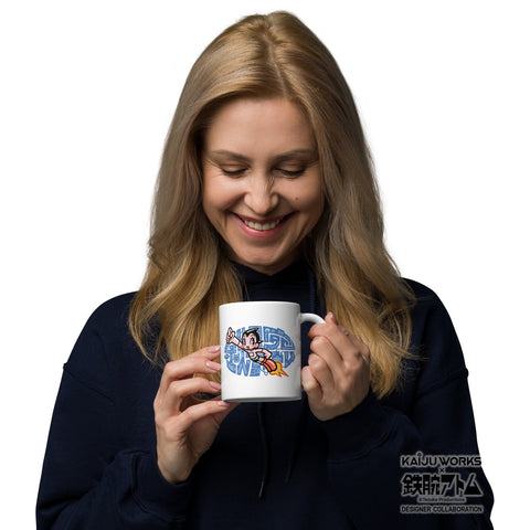 White glossy mug [TOWD] GIVE ME TOMOTAKA