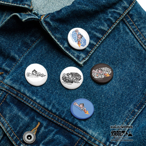 Set of pin buttons [TOWD] GIVE ME TOMOTAKA