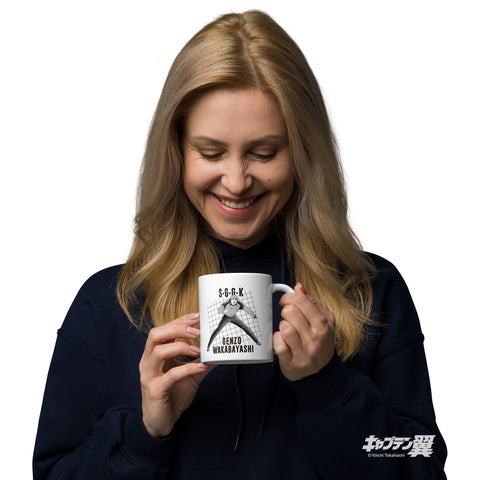 Taza blanca brillante