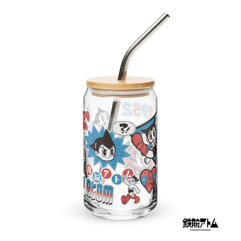 Can-shaped glass [ATM] STICKERS ATOM