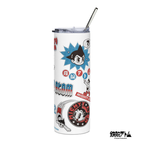 Stainless steel tumbler [ATM] STICKERS ATOM