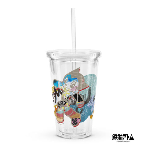 Clear plastic tumbler [ATM] OVERLAY ATOM
