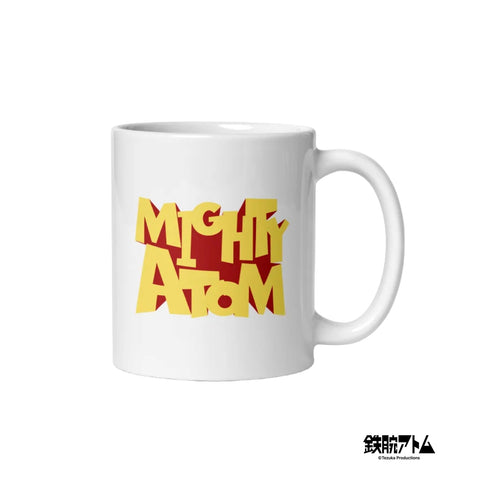 White glossy mug [ATM] RETRO ATOM