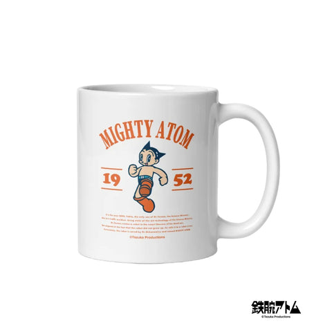 White glossy mug [ATM] COLLEGE ATOM1