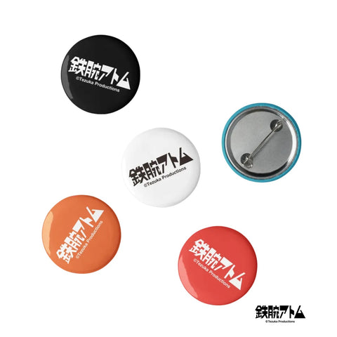 Set of pin buttons [ATM] LOGO ATOM