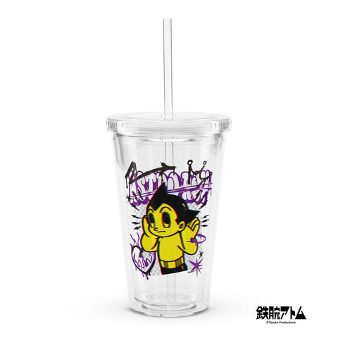 Clear plastic tumbler [ATM] MISREGISTRATION ATOM