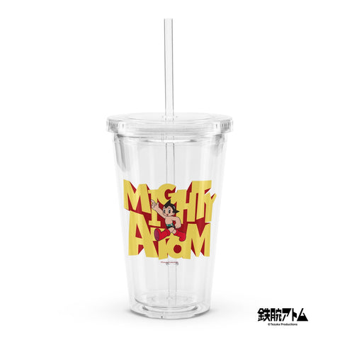 Clear plastic tumbler [ATM] RETRO ATOM