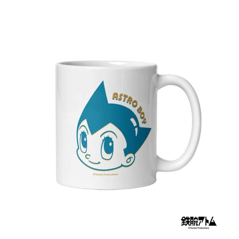 White glossy mug [ATM] FACE ATOM