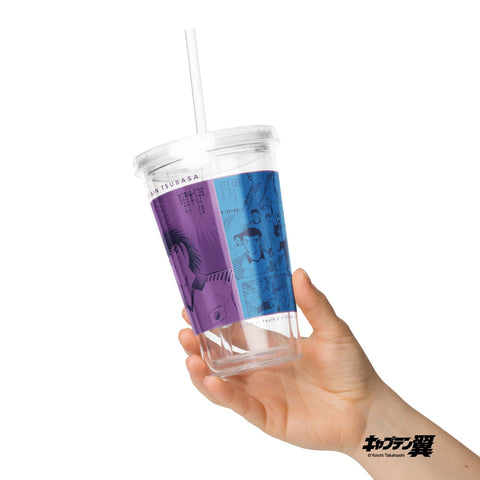 Clear plastic tumbler [CPT] TSUBASA JapanU-15 VS ItalyU-15