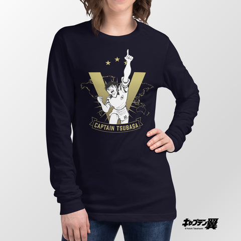 Unisex Long Sleeve Tee [CPT] TSUBASA Champ