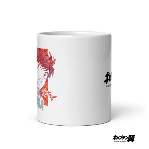 Taza blanca brillante [CPT] TSUBASA Tsubasa y Kojiro
