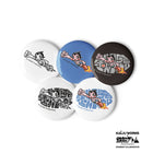 Set of pin buttons [TOWD] GIVE ME TOMOTAKA