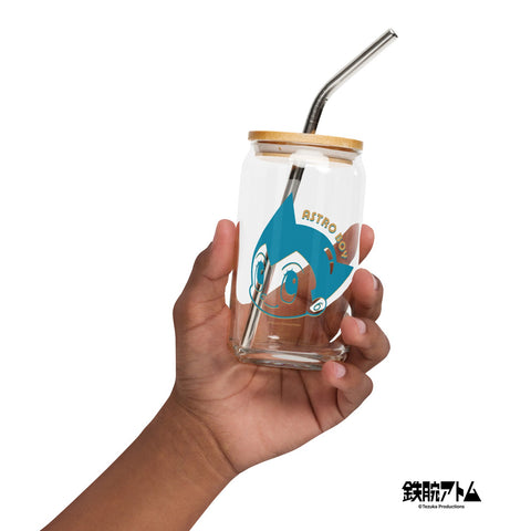Can-shaped glass [ATM] FACE ATOM