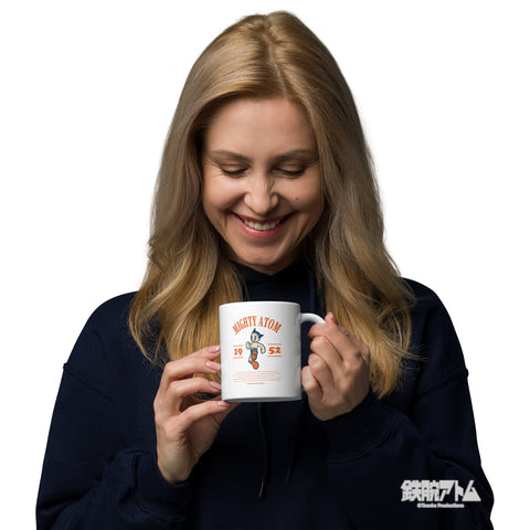 White glossy mug [ATM] COLLEGE ATOM1