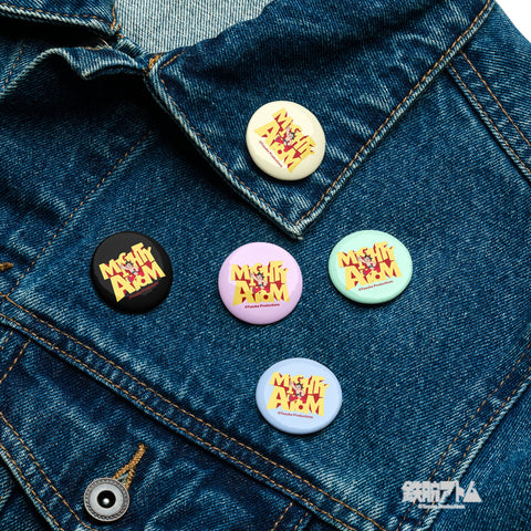 Set of pin buttons [ATM] RETRO ATOM