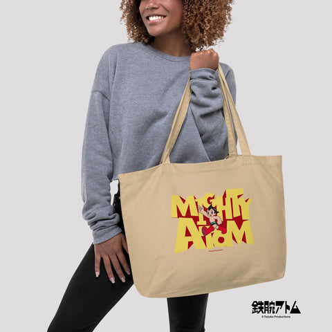 Large organic tote bag [ATM] RETRO ATOM