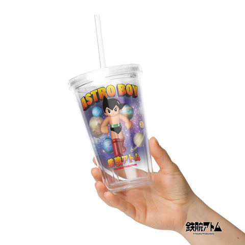 Clear plastic tumbler [ATM] 3D VINTAGE ATOM