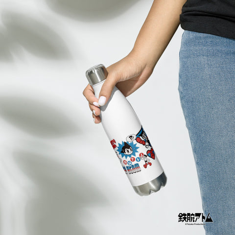 Stainless steel water bottle [ATM] STICKERS ATOM
