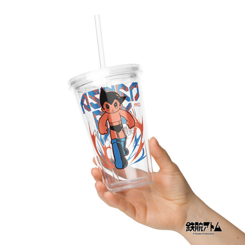 Clear plastic tumbler [ATM] POWER ATOM