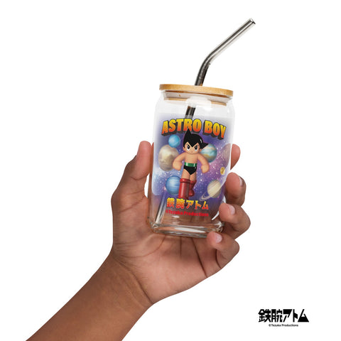 Can-shaped glass [ATM] 3D VINTAGE ATOM