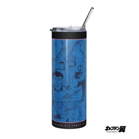 Stainless steel tumbler [CPT] TSUBASA JapanU-15 VS ItalyU-15