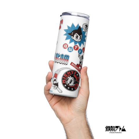 Stainless steel tumbler [ATM] STICKERS ATOM