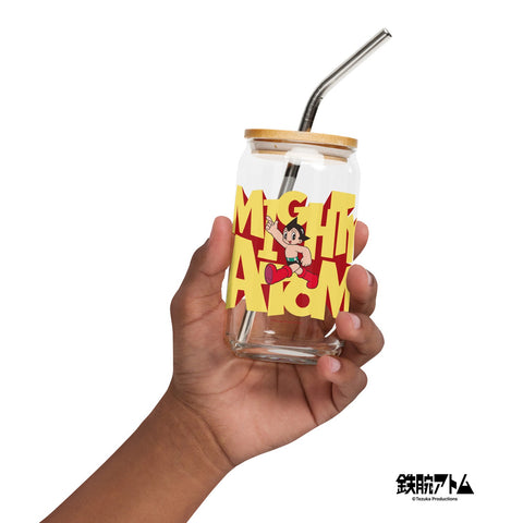 Can-shaped glass [ATM] RETRO ATOM