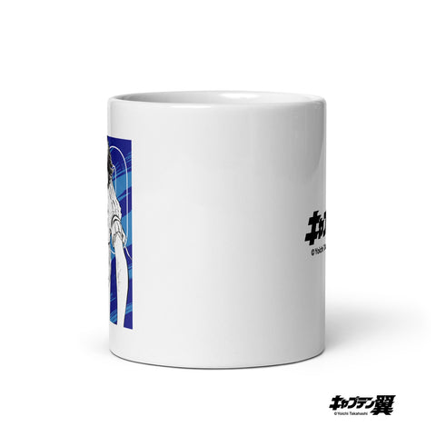 White glossy mug [CPT] TSUBASA Close up