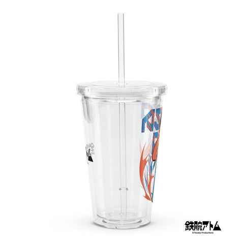 Clear plastic tumbler [ATM] POWER ATOM