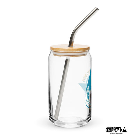 Can-shaped glass [ATM] FACE ATOM