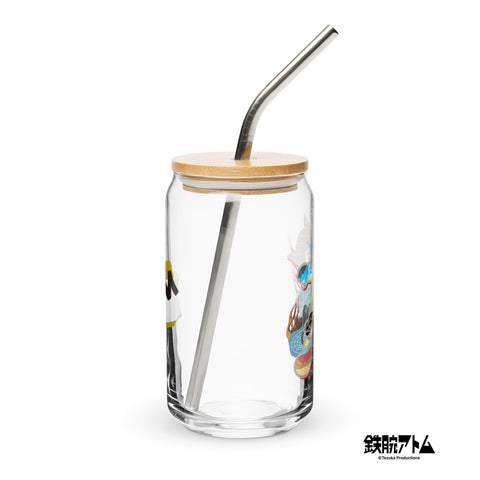 Can-shaped glass [ATM] OVERLAY ATOM