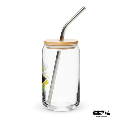 Can-shaped glass [ATM] GRAFFITI ATOM