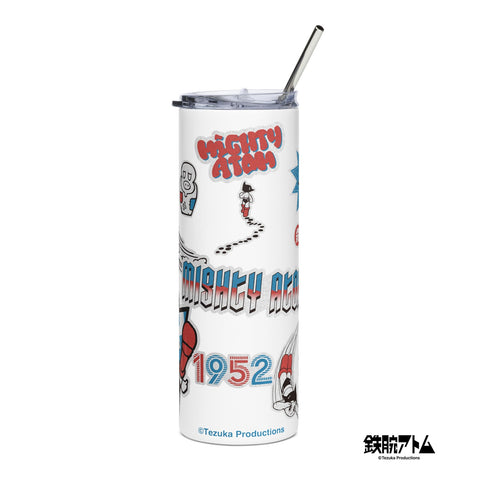 Stainless steel tumbler [ATM] STICKERS ATOM