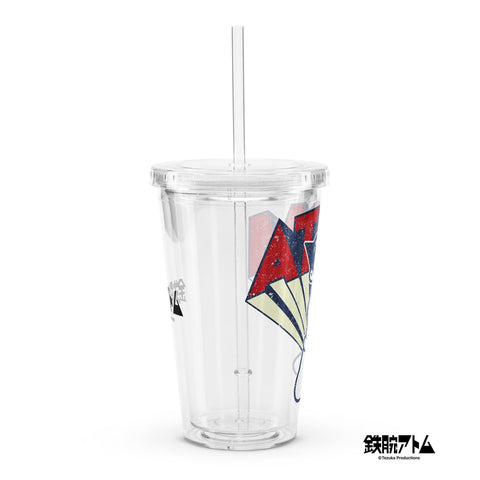 Clear plastic tumbler [ATM] VINTAGE ATOM