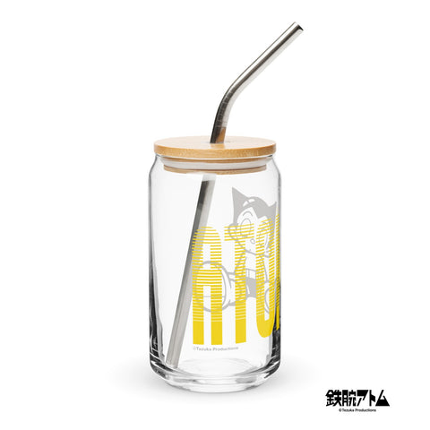 Can-shaped glass [ATM] SLEEP ATOM