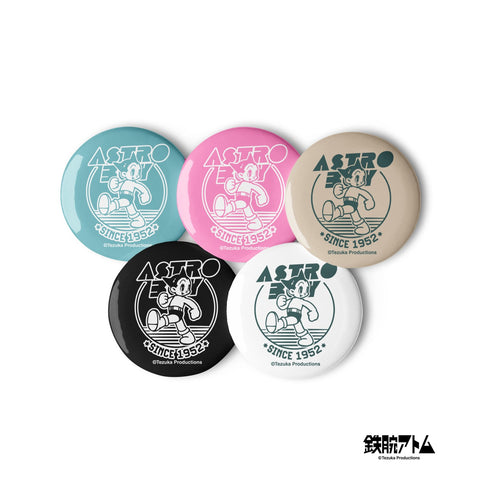 Set of pin buttons [ATM] COLLEGE ATOM2