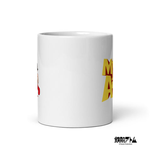 White glossy mug [ATM] RETRO ATOM
