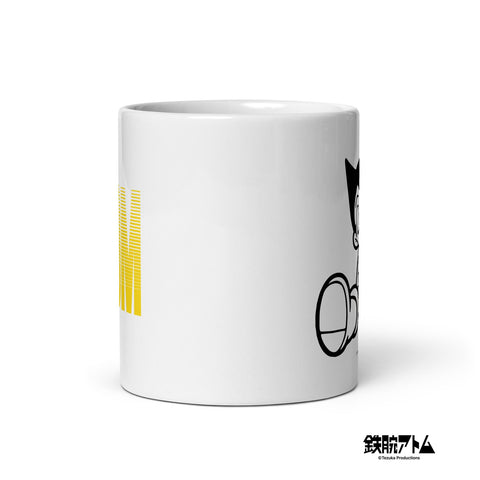 White glossy mug [ATM] SLEEP ATOM