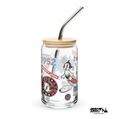 Can-shaped glass [ATM] STICKERS ATOM