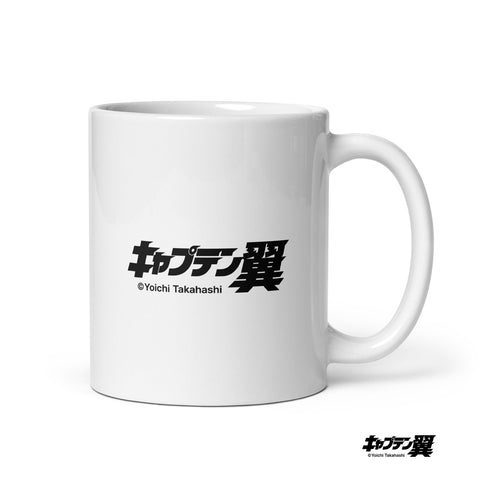 White glossy mug [CPT] TSUBASA Close up